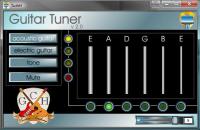 Mac OSX Guitar tuner 1.50 screenshot. Click to enlarge!