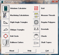 Machinist Calculator 7.10.0 screenshot. Click to enlarge!