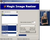 Magic Image Resizer 1.8 screenshot. Click to enlarge!