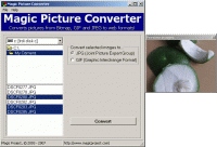 Magic Picture Converter 1.3 screenshot. Click to enlarge!
