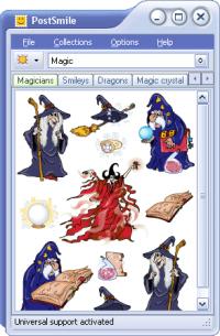 Magic Smiley Collection for PostSmile 5.7 screenshot. Click to enlarge!