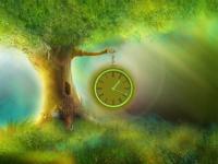 Magic Tree Clock ScreenSaver 2.3 screenshot. Click to enlarge!