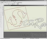 MagicTracer [raster to vector converter] 2.0 screenshot. Click to enlarge!