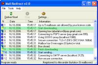 Mail Redirect 2.1.402 screenshot. Click to enlarge!