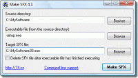 Make SFX 5.2.38.122 screenshot. Click to enlarge!