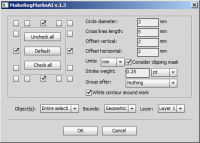 MakeRegMarks 1.4 screenshot. Click to enlarge!