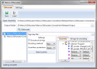 Manco Obfuscator 4.5.0.0 screenshot. Click to enlarge!