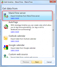 ManicTime 3.7.4.0 screenshot. Click to enlarge!