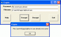 MarshallSoft AES Library for Visual dBase 3.0 screenshot. Click to enlarge!