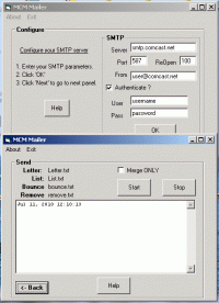 MarshallSoft Client Mailer for Xbase 3.0 screenshot. Click to enlarge!