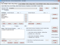 Mass Project Folder Creator 5.00 screenshot. Click to enlarge!