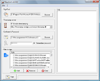 MassCert 1.4.1.6 screenshot. Click to enlarge!