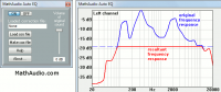 MathAudio Auto EQ for Winamp 2.2.3 screenshot. Click to enlarge!