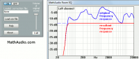 MathAudio Room EQ VST 2.3.6 screenshot. Click to enlarge!