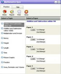 Mathematics Quiz 2 screenshot. Click to enlarge!