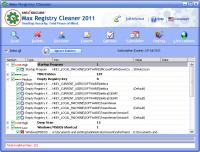 Max Registry Cleaner 6.0.0.046 screenshot. Click to enlarge!