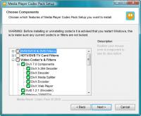 Media Player Codec Pack 4.4.2 screenshot. Click to enlarge!
