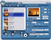 Media Resizer thumbnail creator 2.58 screenshot. Click to enlarge!