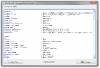 MediaInfoXP 2.26 screenshot. Click to enlarge!