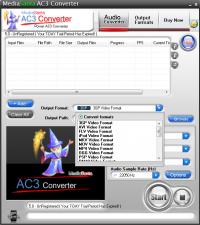 MediaSanta AC3 Converter 5.0 screenshot. Click to enlarge!
