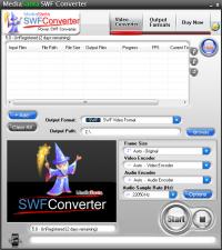 MediaSanta SWF Converter 5.0 screenshot. Click to enlarge!