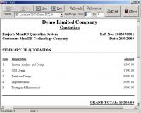 MemDB Quotation System 1.0 screenshot. Click to enlarge!