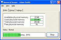 MemoryCleaner 1.47 screenshot. Click to enlarge!