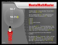 Mental Math Master 1.2 screenshot. Click to enlarge!
