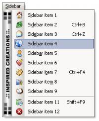 MenuEx ActiveX control 2.4 screenshot. Click to enlarge!