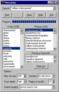 Mercurius 3.01 screenshot. Click to enlarge!