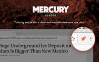 Mercury Reader for Chrome 4.2.4.0 screenshot. Click to enlarge!