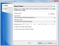 Merge Folders 2.5 screenshot. Click to enlarge!