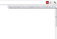 Meta Generator Version Check for Chrome 1.0.28 screenshot. Click to enlarge!