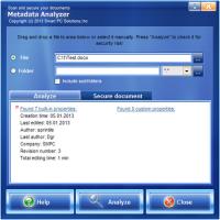 Metadata Analyzer 2.2 screenshot. Click to enlarge!