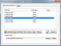 Mgosoft PDF Password Remover Command Line 9.5.12 screenshot. Click to enlarge!