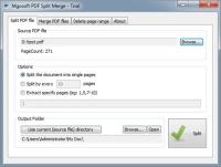 Mgosoft PDF Split Merge SDK 9.0.1 screenshot. Click to enlarge!