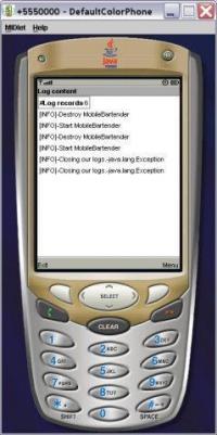 Microlog 2.3.5 screenshot. Click to enlarge!