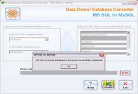 Microsoft SQL Database Conversion Tool 2.0.1.5 screenshot. Click to enlarge!