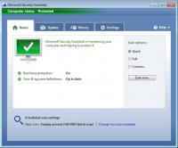 Microsoft Security Essentials 4.10.209.0 screenshot. Click to enlarge!