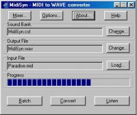 MidiSyn 1.7 screenshot. Click to enlarge!