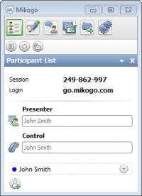 Mikogo Portable 5.0.131129 screenshot. Click to enlarge!