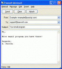 MiniMail 2.1.1 screenshot. Click to enlarge!