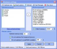 Minimem 1.3 screenshot. Click to enlarge!