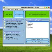 Mister Alibi Windows Cleaner 2.1 screenshot. Click to enlarge!