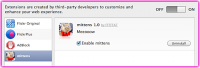 Mittens for Safari 1.0 screenshot. Click to enlarge!