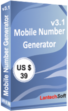 Mobile Number Generator 3.1 screenshot. Click to enlarge!