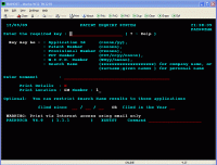 Mocha W32 TN3270 7.1 screenshot. Click to enlarge!