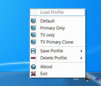 Monitor Profile Switcher 0.1.0.0 Beta screenshot. Click to enlarge!