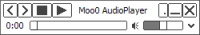 Moo0 AudioPlayer 1.55 screenshot. Click to enlarge!