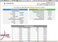 Mortgage calculators collection 2.1 screenshot. Click to enlarge!